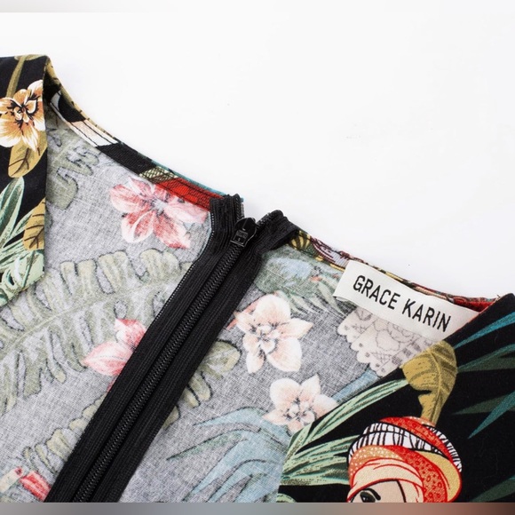 NWT Womens 50s 60s Vintage Pencil Dress Bodycon - Picture 7 of 8